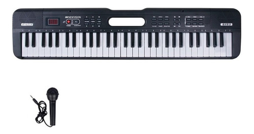 Teclado Musical Piano Organo Infantil Niño Juguete 61 Tecla Color Negro