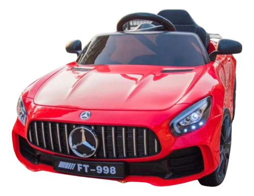Coche Electrico Montable Mercedes Z4 Carga Usb Mp3 Luz Led Color Rojo