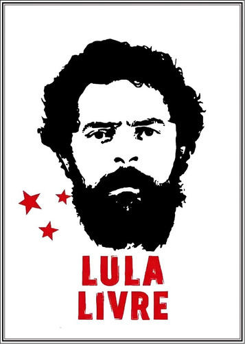 Imagem 1 de 1 de Poster Foto Lula 2022 - 50x70cm Livre Presidente