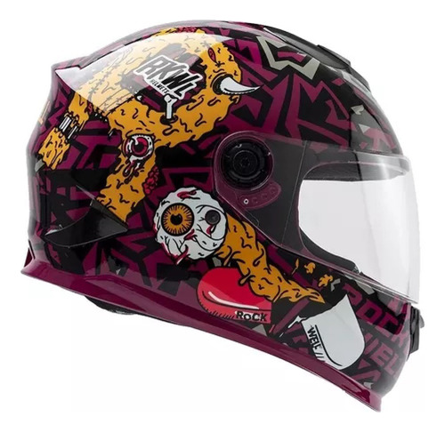 Casco Moto Integral Rockwell 929 Zombie Ruta 3 Motos