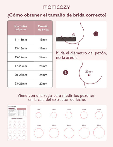 Momcozy M5 Extractor de Leche Eléctrico Manos Libres, Paquete de 2, Color Gris Sacaleches Portátil