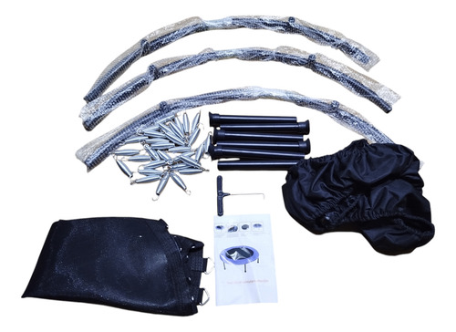 Trampolin Plegable 40p Portatil Resorte Grueso