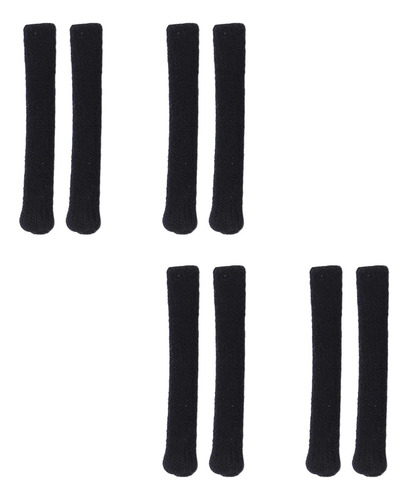 4 Pares De Retenedores De Funda Con Punta De Para Negro