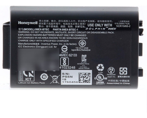 Honeywell Dolphin 99ex Extended Li-ion Battery - 99ex-btec-1
