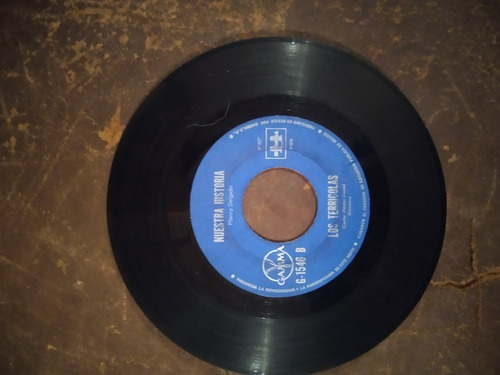 Los Terricolas, Nostalgia, Disco De Vinilo 45 Rpm