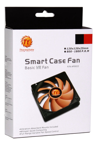 Thermaltake 120 Mm Ball Bearing Smart Case Fan Ventilador