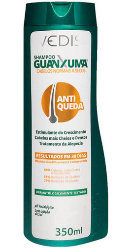 Shampoo Guanxuma Cabelos Secos 6 X 300ml Vedis