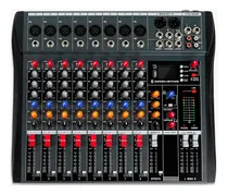 Comprar Mesa De Som 8 Canais Profissional Console Mixer Interface
