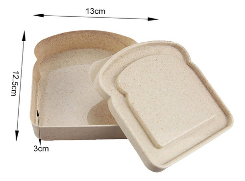 X Bento Lunch Box Sandwich Toast Bento Box Para Cenar Fuera
