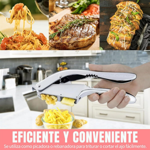 Prensa De Ajos Multifuncional Acero Inoxidable Para Cocina