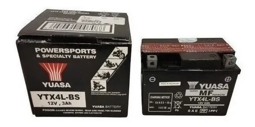 Bateria Yuasa Ytx4l-bs Hero Eco Deluxe