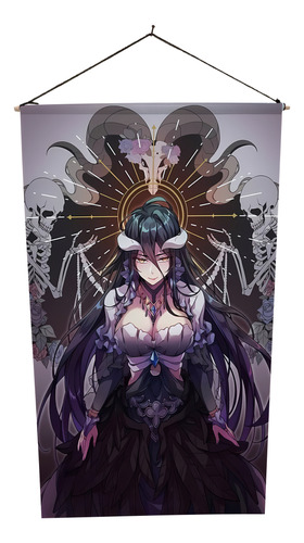 Banner Anime Overlord, Albedo 70x40 Cm