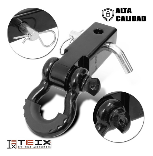 Receptor Cople Con Grillete Shackle De Tiron 4x4 Off Road