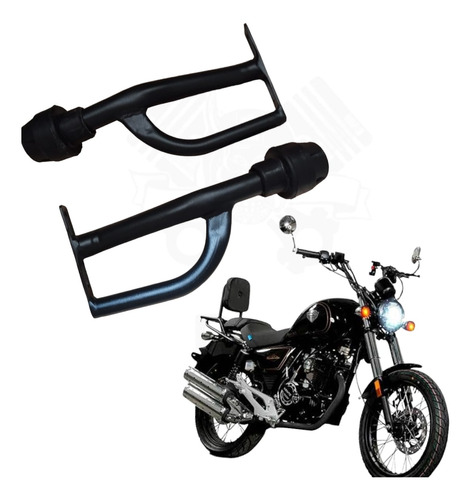 Slider Universal Deslizador Negro Moto Italika Rc 200 Negra