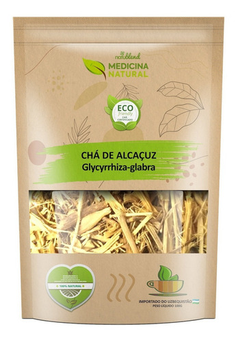 Chá De Alcaçuz - Glycyrrhiza Glabra - Orgânico 100g