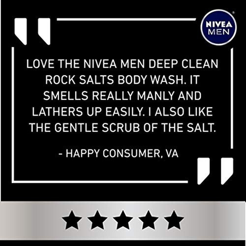 Nivea Men Sales De Roca Profunda Gel De Baño - Exfoliante D