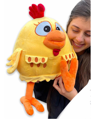 Peluche Gallina Juguete 53cm Grande Perfumada