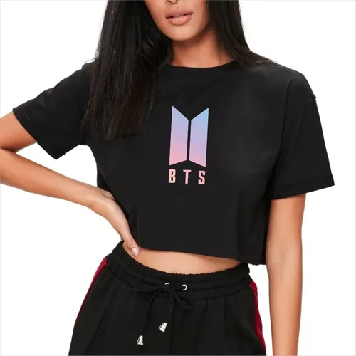 Bts Love Kpop Croptop Playera Suga