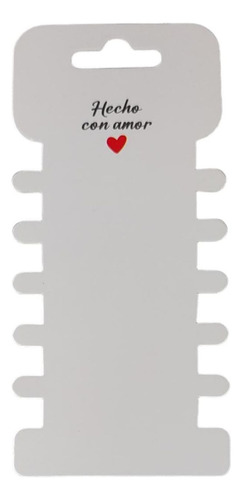 100 Cartones Para Pulseras 6 Ranuras, Joyería 7x15 Cm
