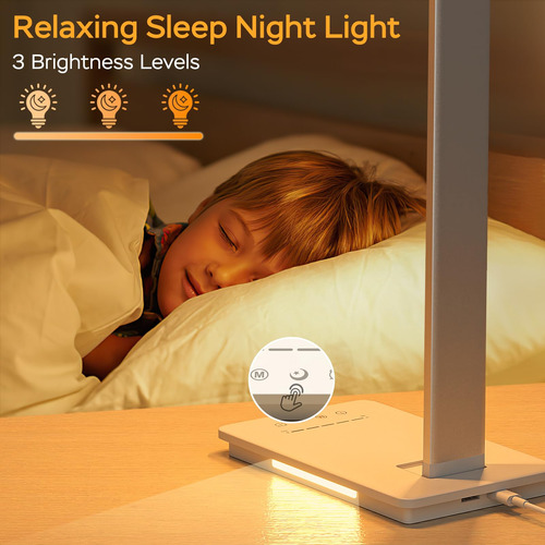 Lámpara De Escritorio Led Lámpara De Mesa Plegable Ajustable