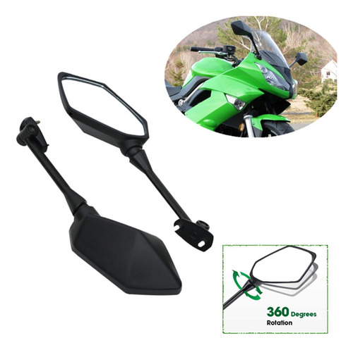 Espejo Retrovisor Izquierdo Para 2009-2017 Kawasaki Ninja