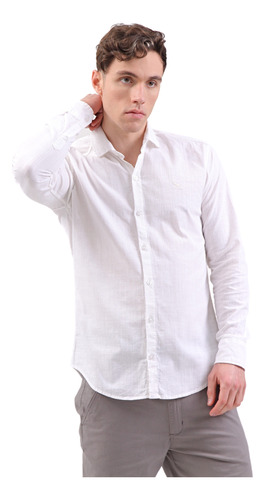 Camisa Isis Blanca, Hombre. Bravo J. Talle S Al 2xl