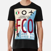 Comprar Remera Aeropuerto Internacional Leonardo Da Vinci Fco Etique