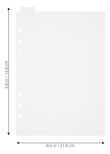 Divisor De Carpetas De Pvc Para Cuaderno, Divisor De Índices