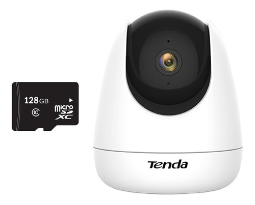 Cámara Seguridad Tenda Wifi 360 Audio Altavoz 2mp Sd 128gb