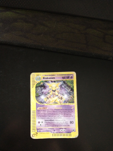 Cartas Pokémon Alakazan Holo 1/165 Original 