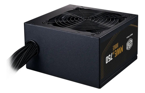 Fuente Cooler Master Mwe V3 750w 80 Plus Bronze Color Negro
