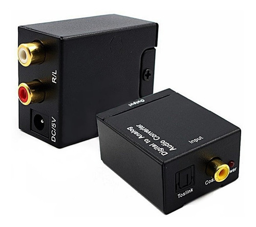 Conversor De Áudio Óptico Som Da Tv No Home Theater Rca
