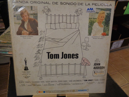 Tom Jones John Addison Oscar Vinilo B1 Sonido Pelicula