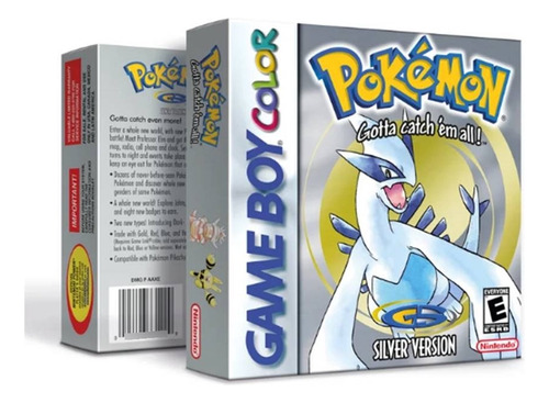 Pokemon Silver Version Nintendo Game Boy Completo De Pikachu (Usado)