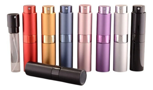 Perfumeros Recargables Muestra Perfume Frasco 10 Ml X10 Unid
