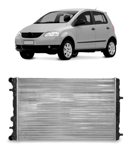 Radiador Fox 2009 A 2010 1.0/1.6 Sem Ar Manual