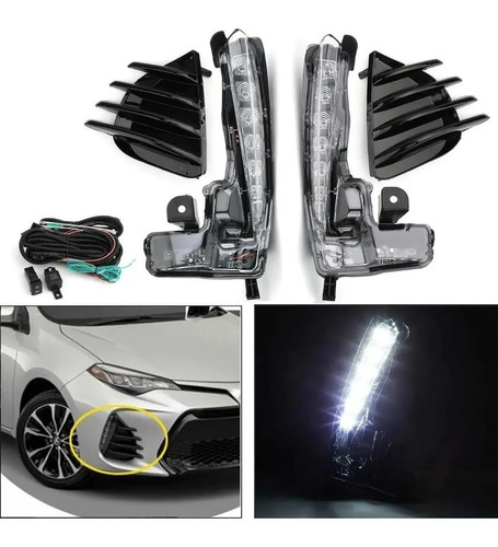 Set De Faros De Niebla Led Toyota Corolla Se Xse 2017 2018