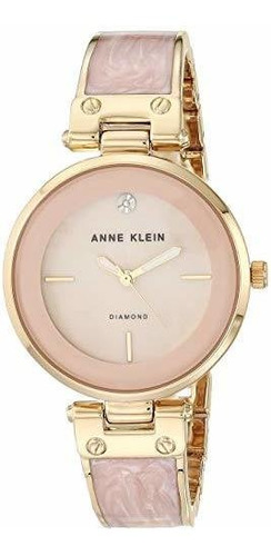 Anne Klein Women's Ak/2512bygb Diamond-accented Wb72k