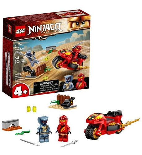 Imagen 3 de 6 de Lego Ninjago - Kai's Blade Cycle - 54 Pcs - 71734 -