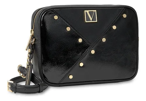 Bandolera negra tachas hotsell