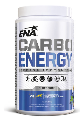 Carbo Energy 540grs Ena Energía + Recuperación + Hidratación