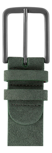 Cinturón Casual Scappino Gamuza Hombre Color Olivo Talla 32