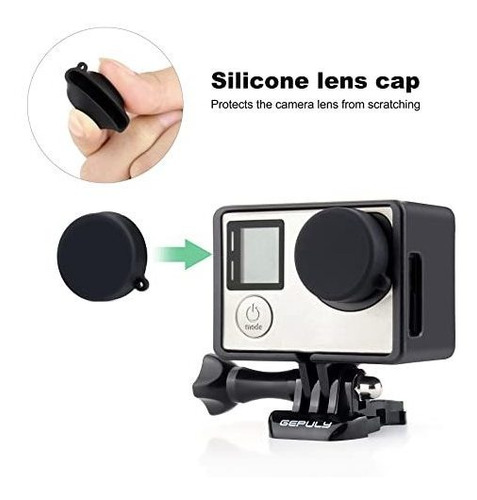 Carcasa Para Gopro Hero4 Hero3 Hero 3 Lcd Bacpac Tension
