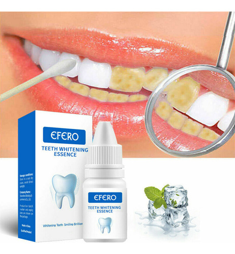 Esencia Blanqueadora Dental Efero Limpeza Higiene Oral Remov