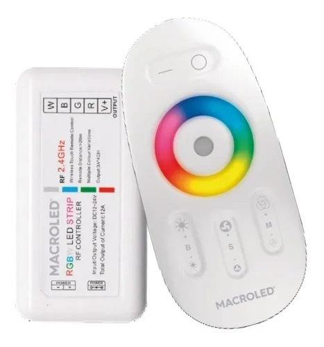 comprar Controladora Tira Led Rgbw Control Touch Rf 12v 24v Macroled