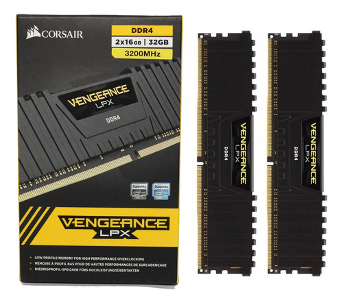 Memoria Ram Ddr4 Corsair Vengeance Gamer 2x16  32gb 3200 Mhz