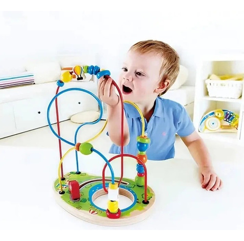 Hape , Laberinto De Cuentas De Madera Para Niños E1811