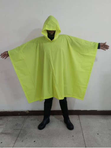 Impermeable Gaban Y Poncho 300 Micras 