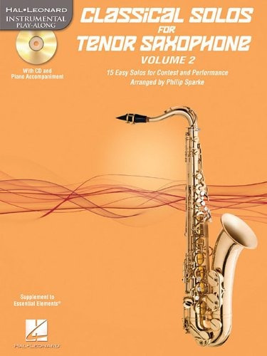 Classical Solos For Tenor Saxophone, Vol 2 15 Easy Solos For