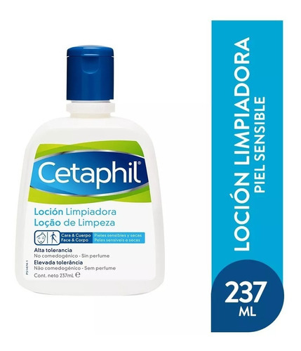 Cetaphil Locion Limpiadora Facial Piel Sensible 237ml Momento De Aplicación Día/noche